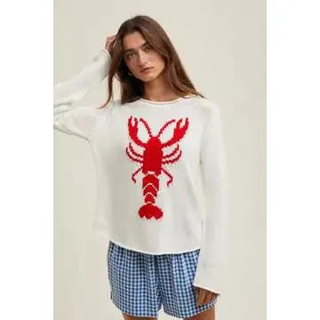 Lobster Sweater - Ivory