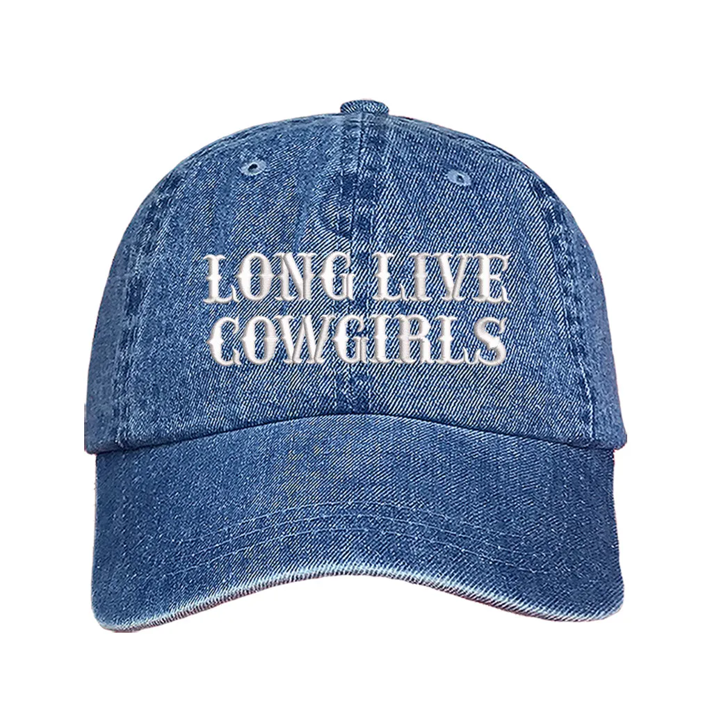 Long Live Cowgirls Embroidered Baseball Cap