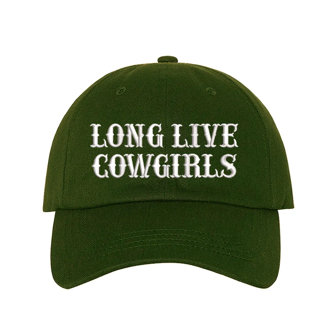 Long Live Cowgirls Embroidered Baseball Cap