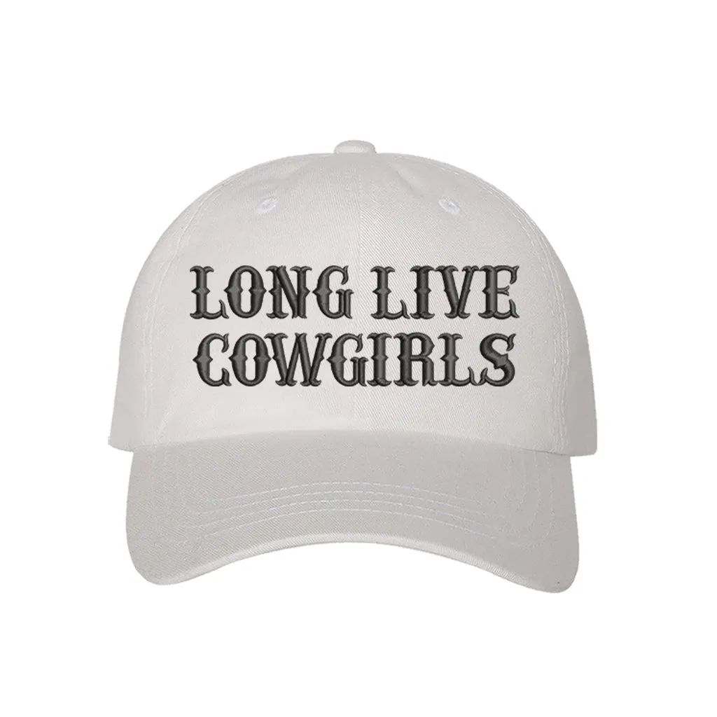 Long Live Cowgirls Embroidered Baseball Cap