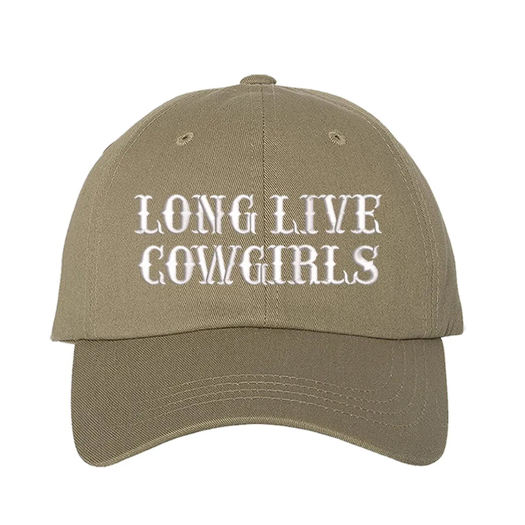 Long Live Cowgirls Embroidered Baseball Cap