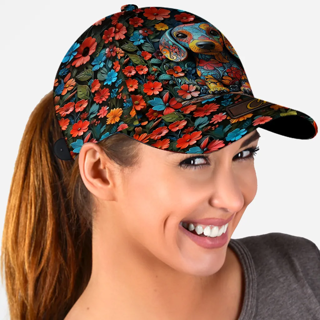 Love Dachshund - Personalized Dog Classic Cap