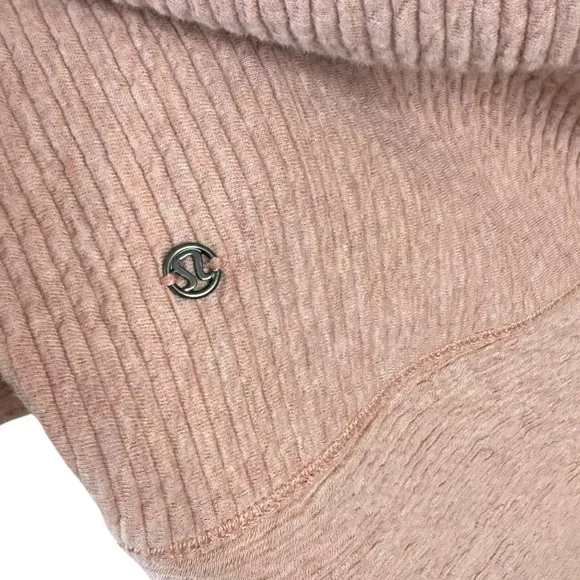 Lululemon Along the Way Cowl Neck Sweater Dress Pink