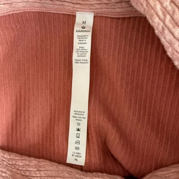 Lululemon Along the Way Cowl Neck Sweater Dress Pink