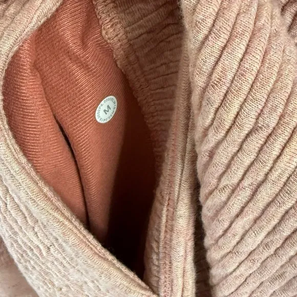 Lululemon Along the Way Cowl Neck Sweater Dress Pink