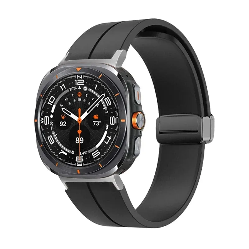 Magnetic Silicone Sports Watch Band For Samsung