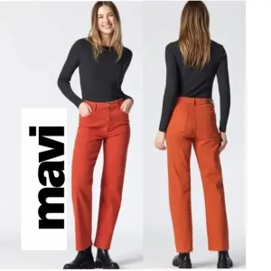 Mavi Barcelona Jeans wide leg Orange Size 26