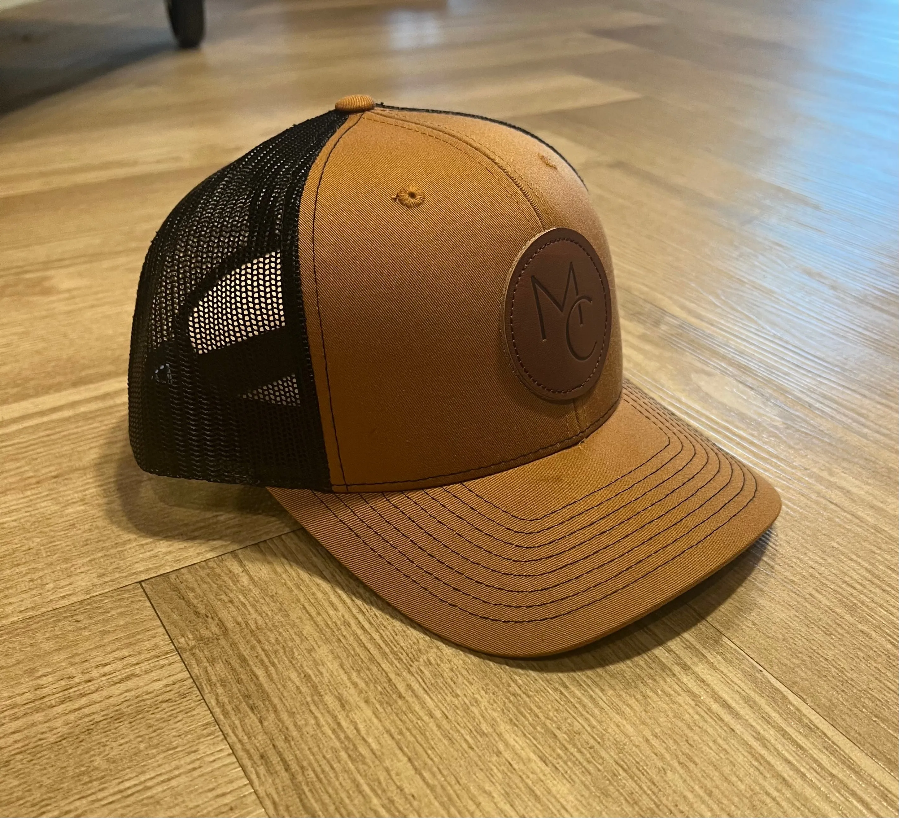 MC Trucker Hat - Caramel/Black