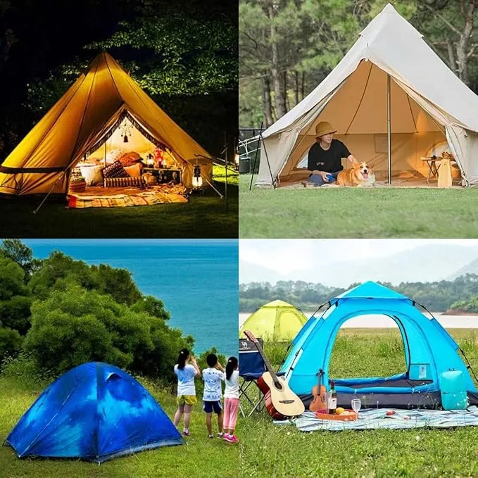 Metal Stake, 9.8-inch Heavy-Duty Luminous Tent Camping pop-up Tent Stake, Spiral Stake, Screw in Tent Stake, Suitable for Camping Tents, shelter Tents, Canopy Tents, Garden Terrace Tents