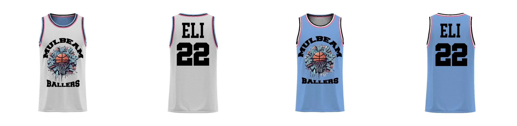 Miami Core Reversible Basketball Singlet Design Your Own Custom