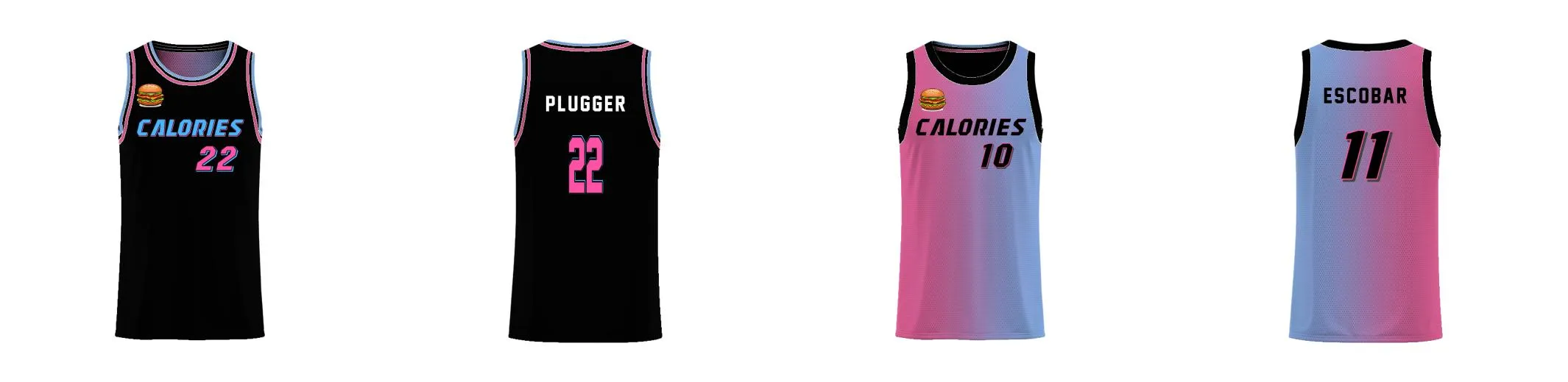 Miami Gradient Core Reversible Basketball Singlet Design Your Own Custom