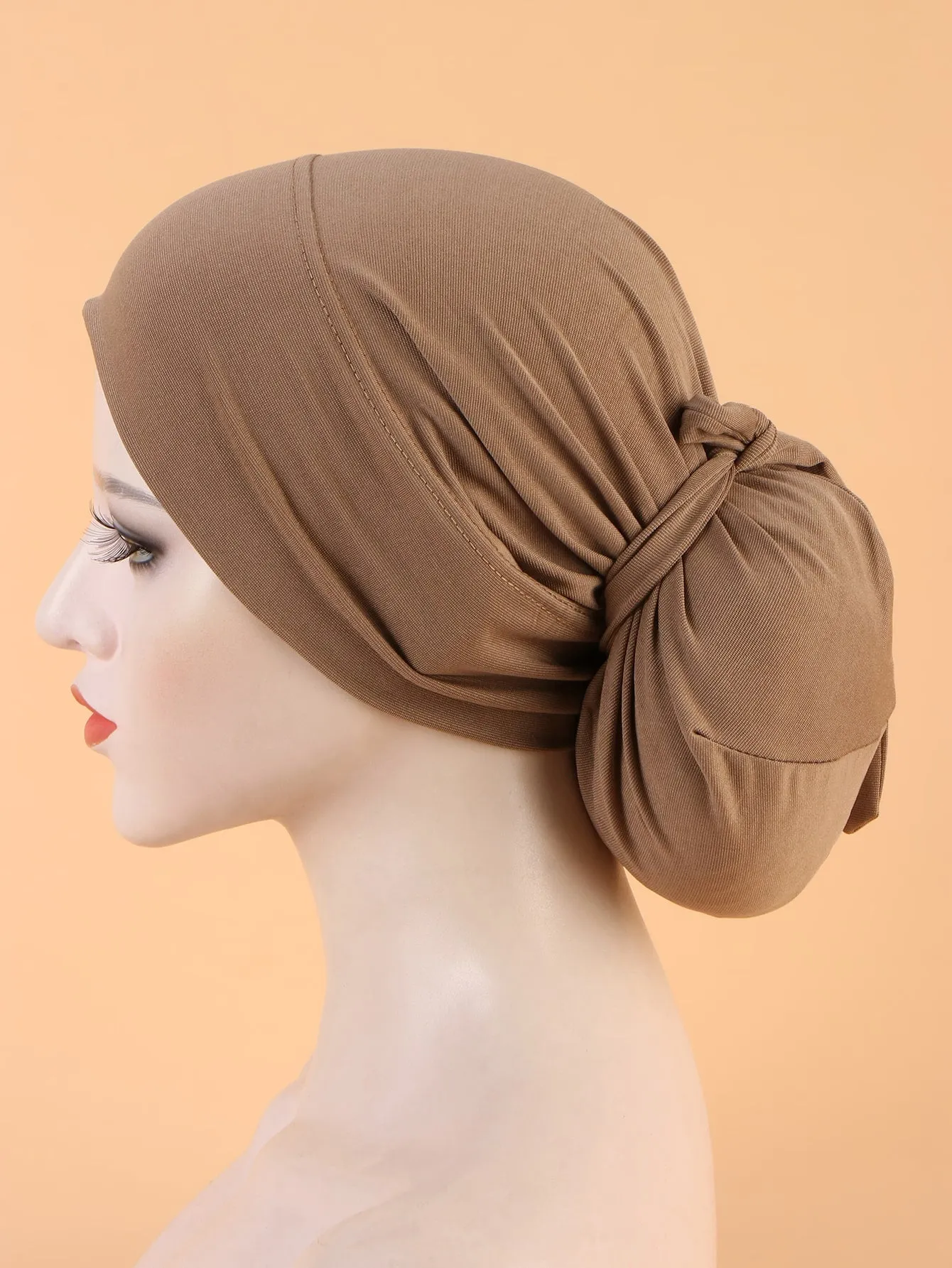 Minimalist Solid Hat Bonnet Hair Bonnet Turban