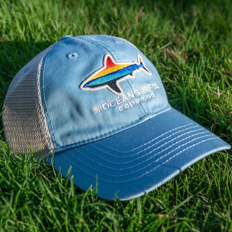 MOCEAN Sunset Shark Trucker