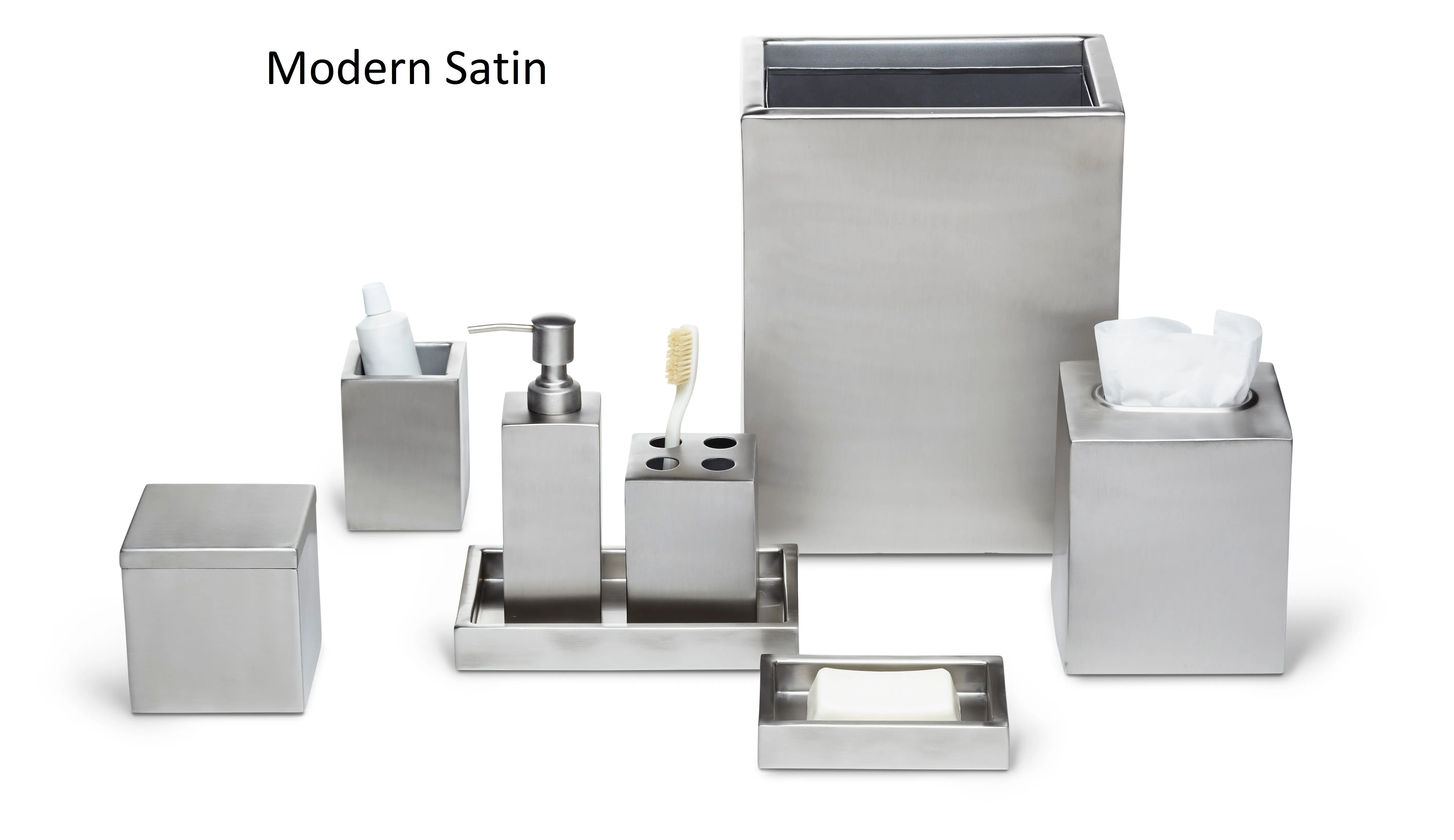 Modern Satin Tissue Cover