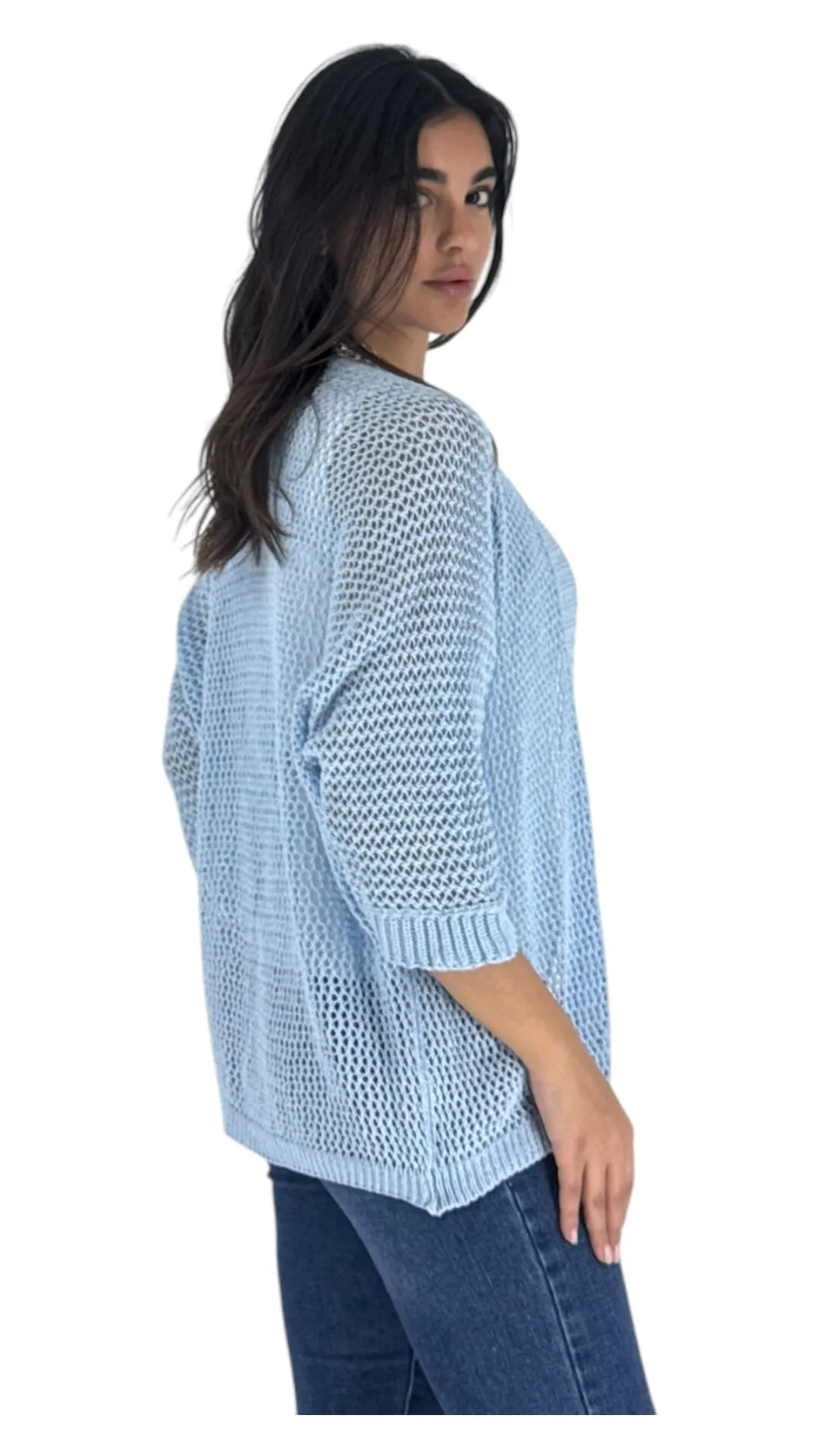 Muna blue cardigan