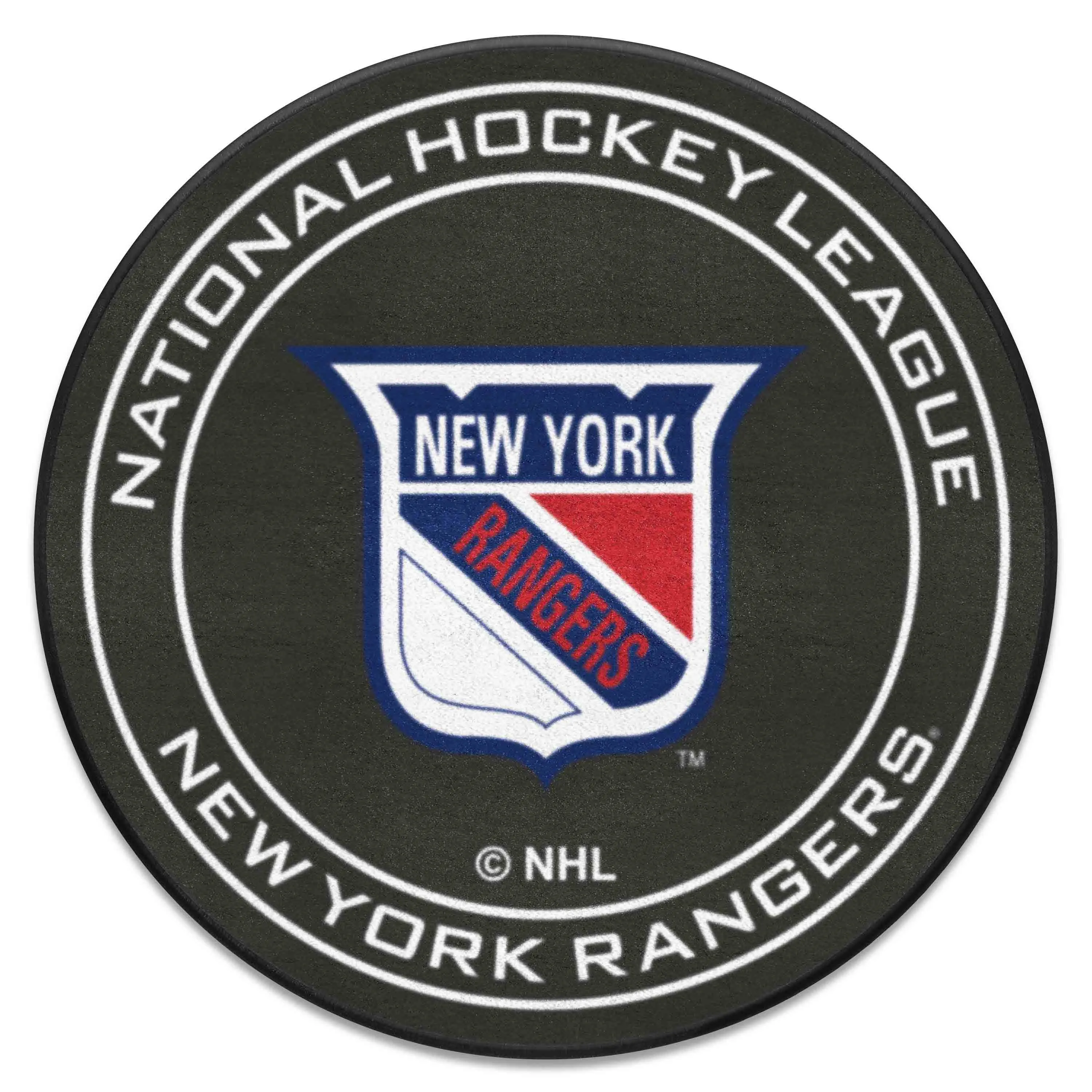 NHLV - New York Rangers Puck Mat