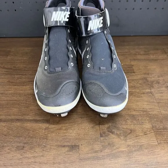 Nike Alpha Huarache Elite 3 Mid Baseball Cleats‎ Black Size 14