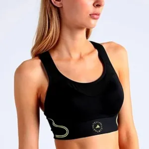 NWT ADIDAS by STELLA McCARTNEY TruePace Sports Bra High Support Black XLDD