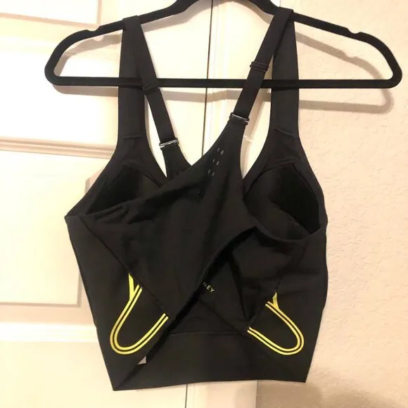 NWT ADIDAS by STELLA McCARTNEY TruePace Sports Bra High Support Black XLDD