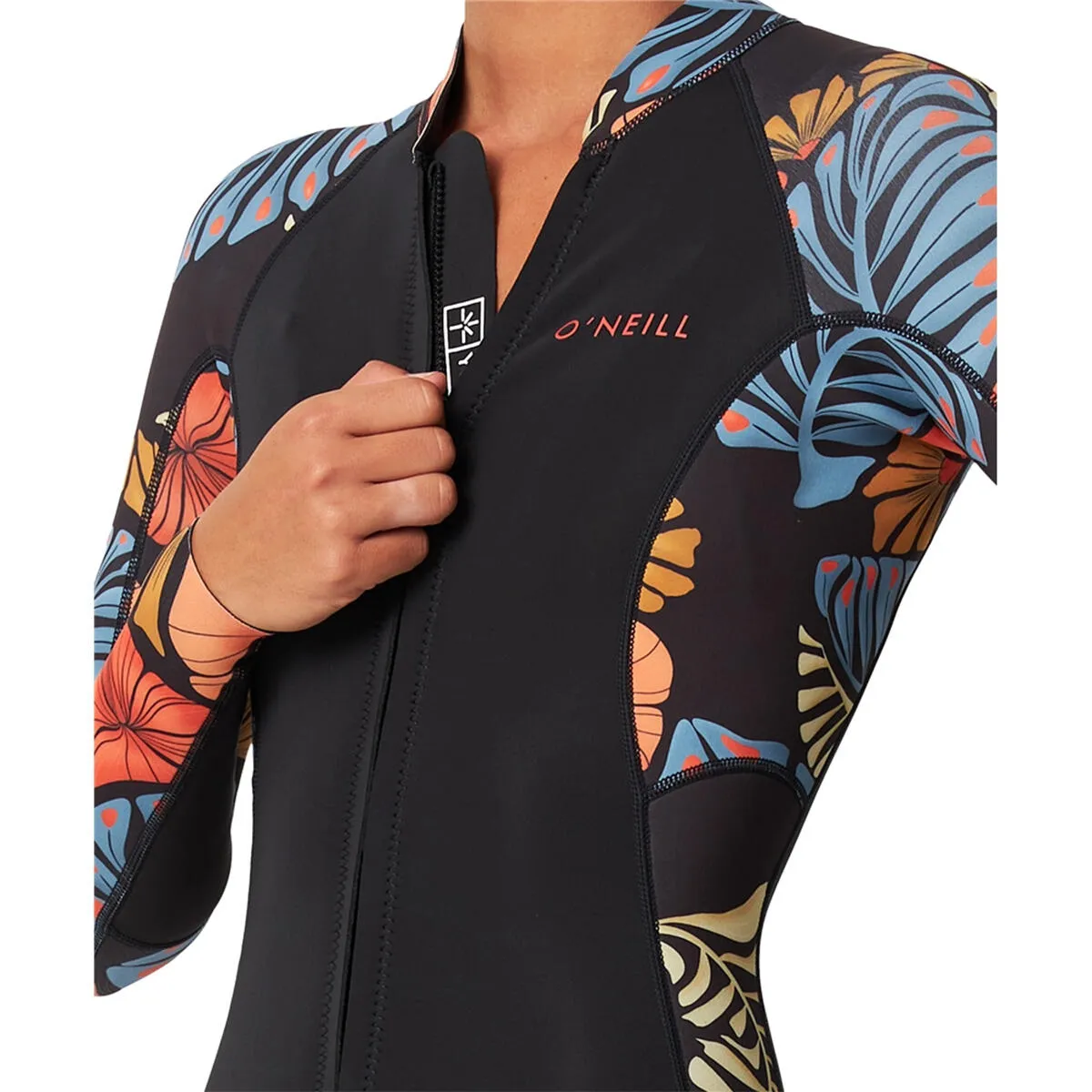 O'NEILL BAHIA FZ LS CHEEKY SPRING 2MM VINTAGE ALOHA