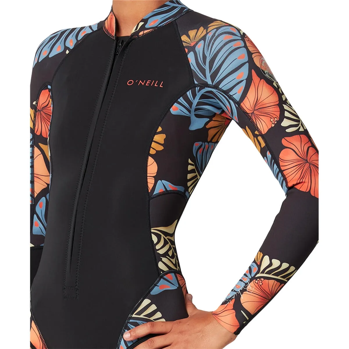 O'NEILL BAHIA FZ LS CHEEKY SPRING 2MM VINTAGE ALOHA