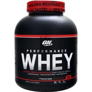 Optimum Nutrition Performance Whey Chocolate Shake 4.3 lbs