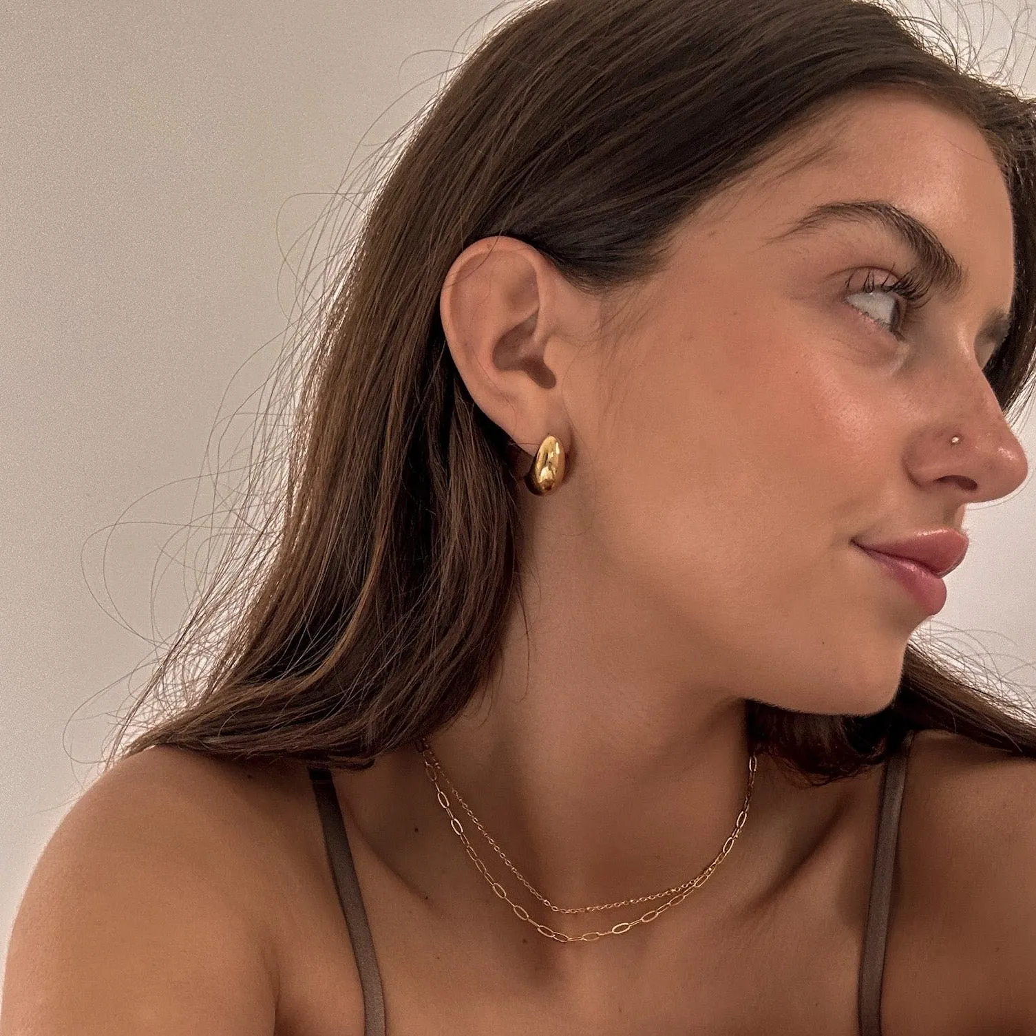 PAPERCLIP NECKLACE GOLD