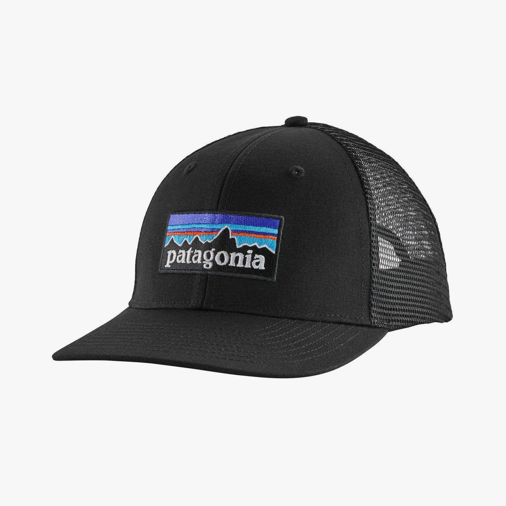 Patagonia P-6 Logo Trucker Cap Black