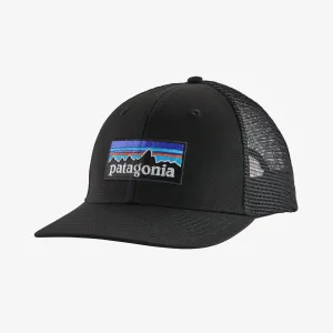 Patagonia P-6 Logo Trucker Cap Black