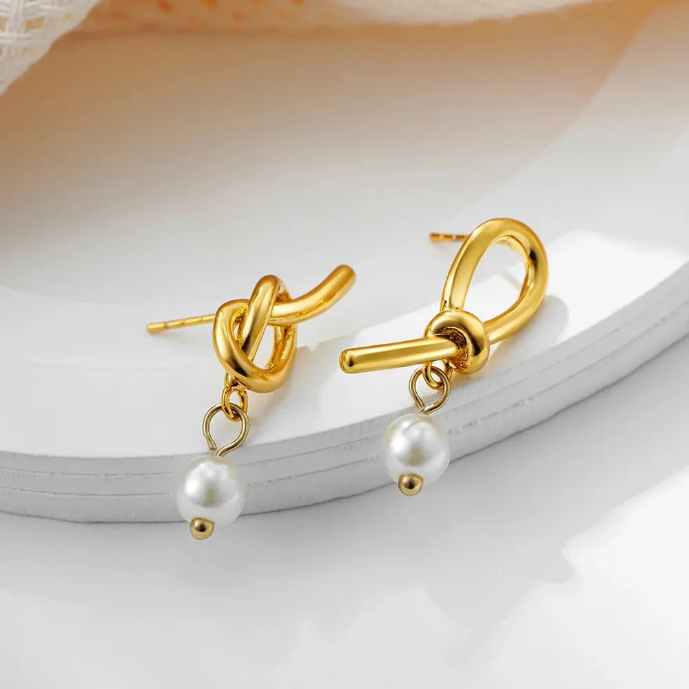Pearl Knot Drops