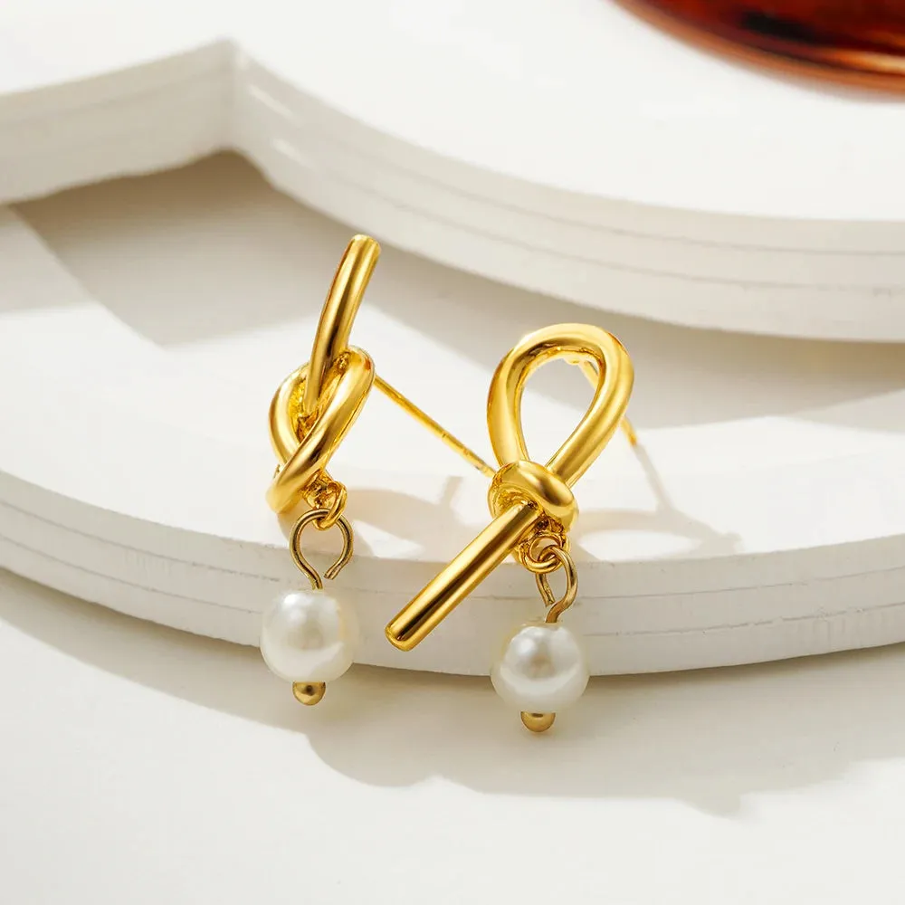 Pearl Knot Drops