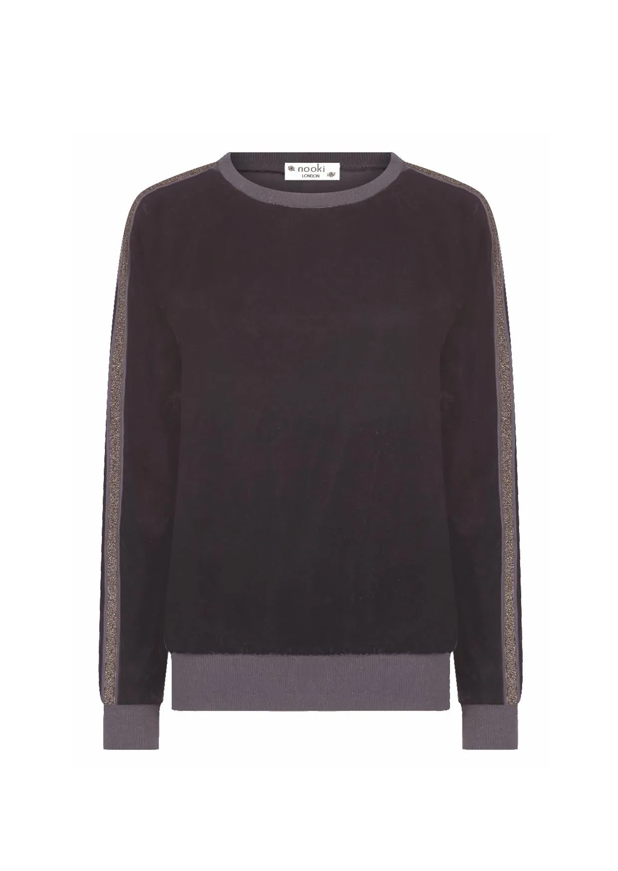 Penelope Velvet Sweater in Mink