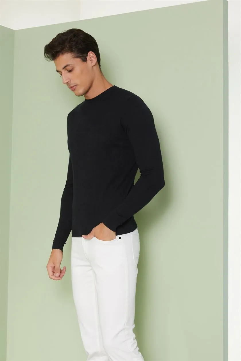 Perona   I   Mensweaters & Cardigansweater-Drake-Pma-Fv21-3081-Black  AS8253