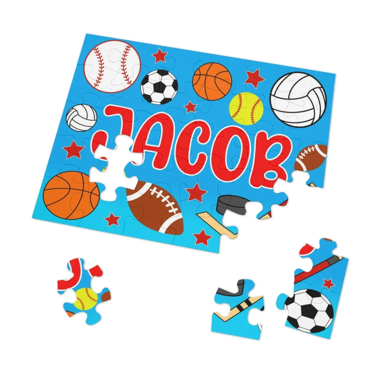 Personalized Sports Jigsaw Puzzle