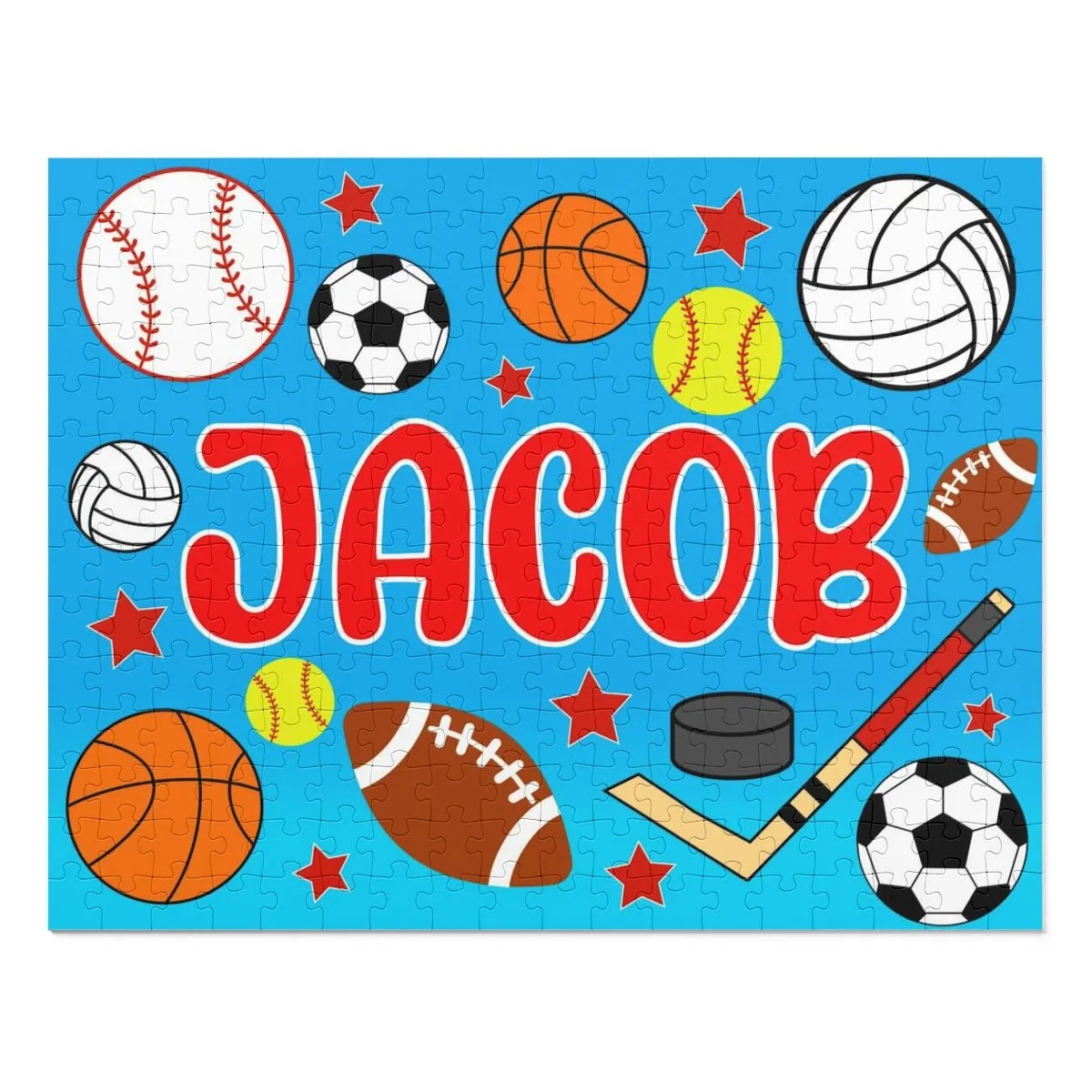 Personalized Sports Jigsaw Puzzle