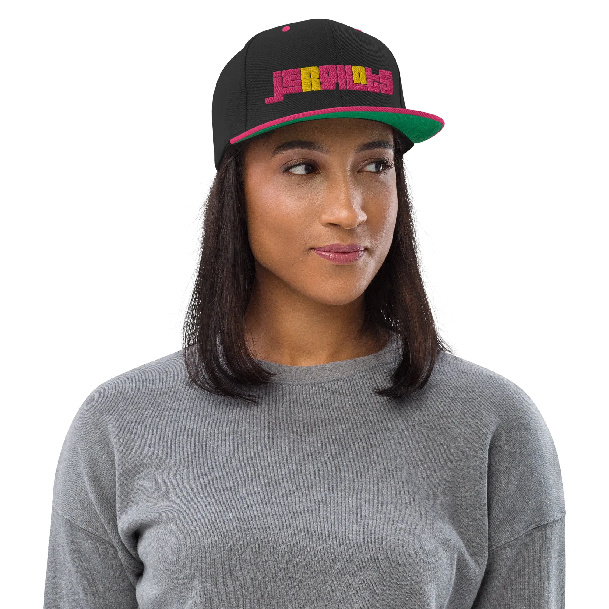 Pink Jerghats Snapback Hat