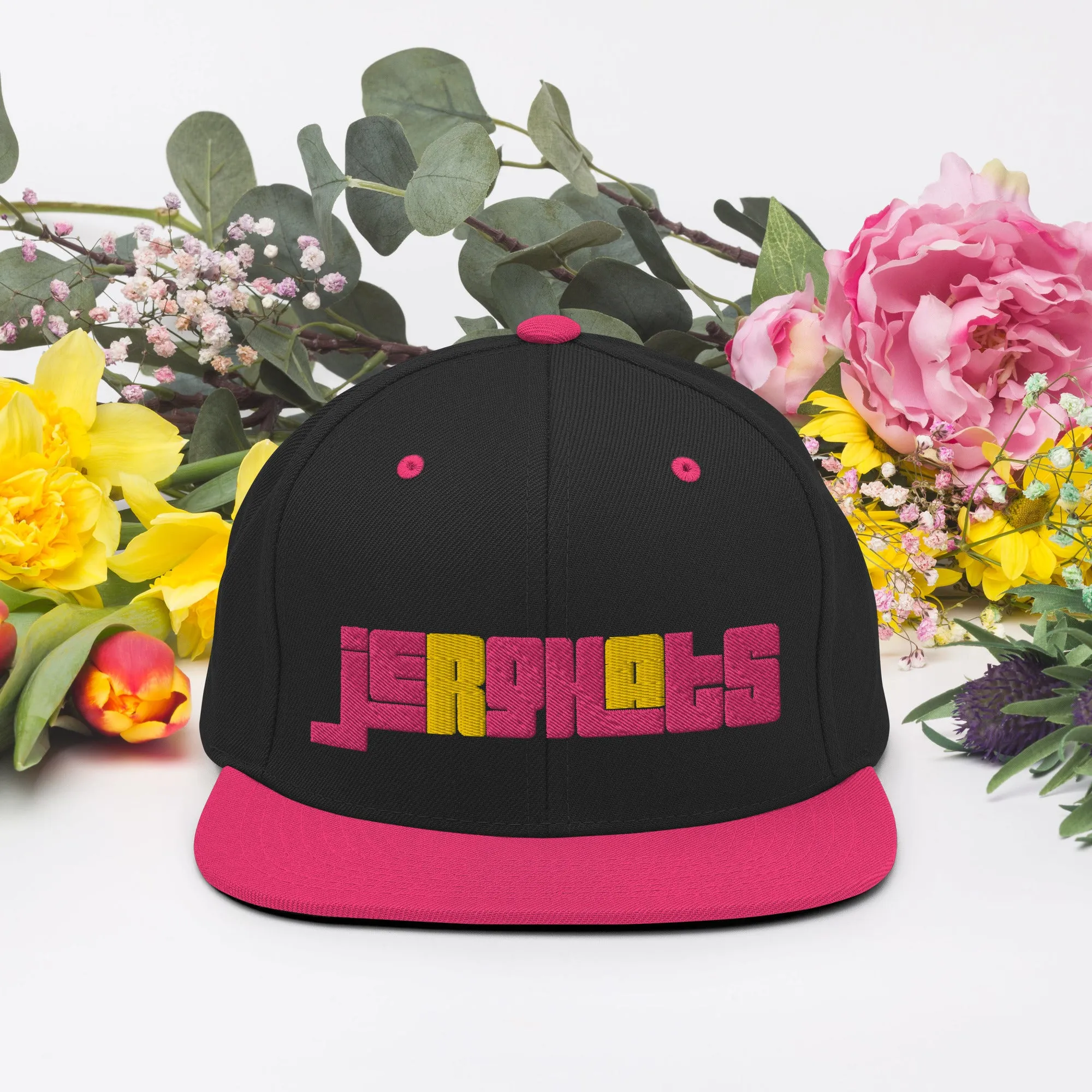 Pink Jerghats Snapback Hat