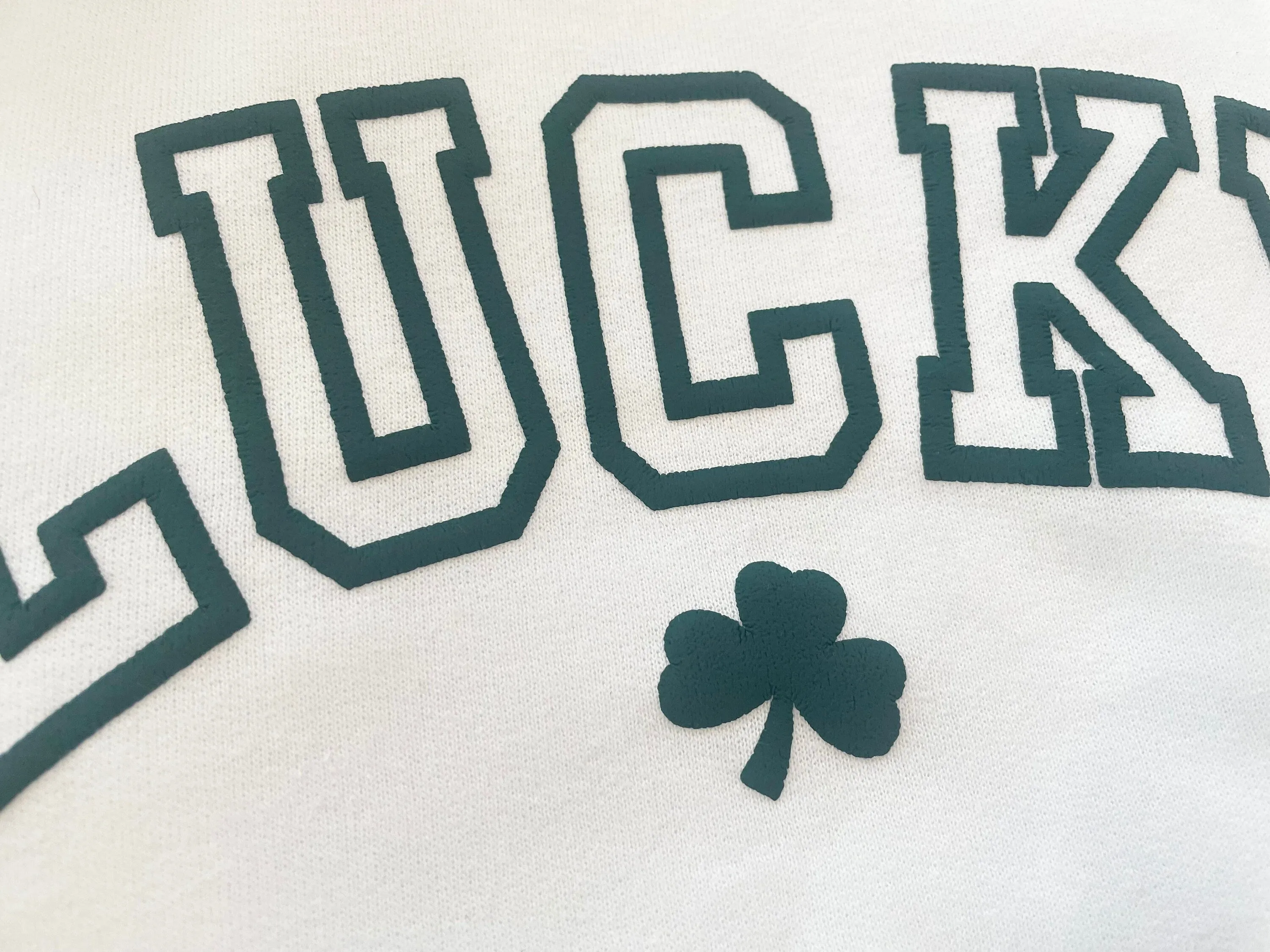 Puff Lucky Shamrock Crewneck Sweatshirt
