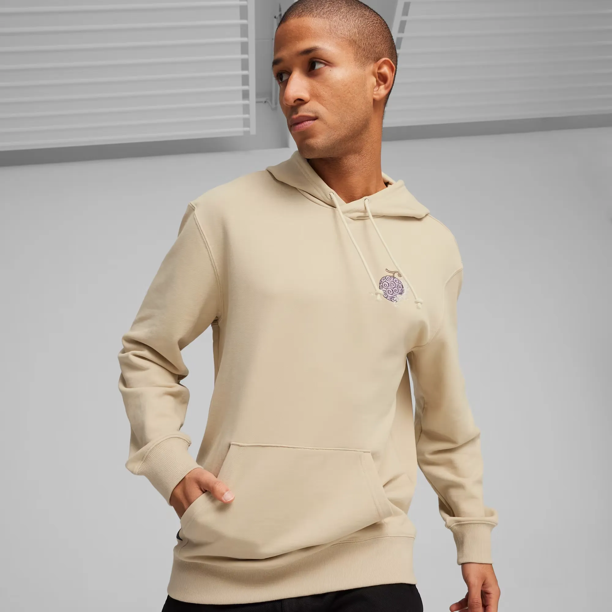 PUMA x ONE PIECE Men's Hoodie (Putty)