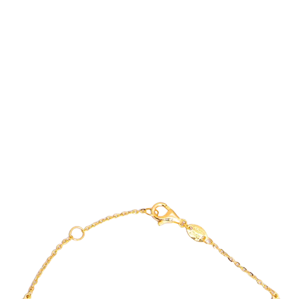 "Graceful Clover Cascade" In Yellow Gold