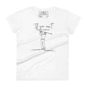 "If You Can’t Outplay Them, Outwork Them" Minimalist Women’s T-Shirt