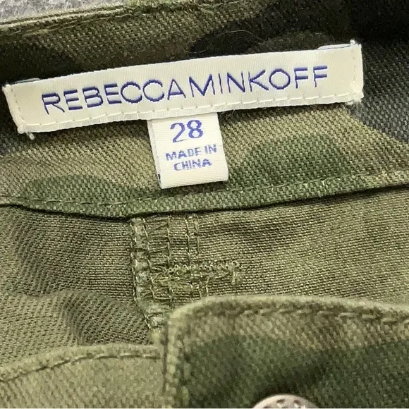 Rebecca Mincoff Camouflage Mini Skirt