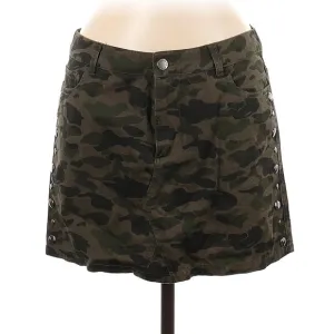 Rebecca Mincoff Camouflage Mini Skirt