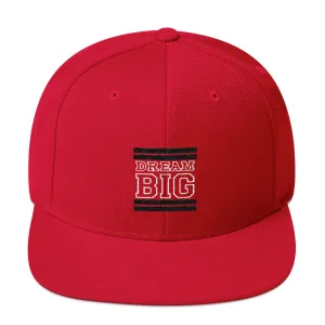 Red and Black Dream Big Snapback Hat
