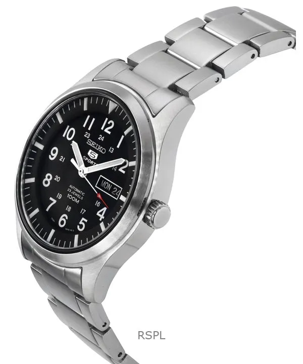 Refurbished Seiko 5 Sports Black Dial Automatic SNZG13K1 Men's Watch