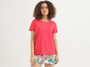 Round Neck Solid Tshirt