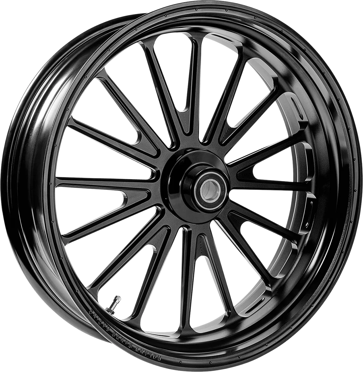 RSD 12027106TRSASMB Traction One-Piece Aluminum Front Wheel - 21in. x 3.5in. - Black Ops