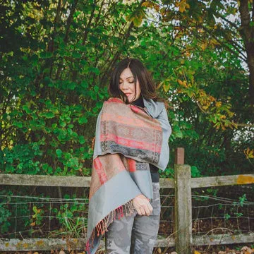 Seville Scarf Silver Grey