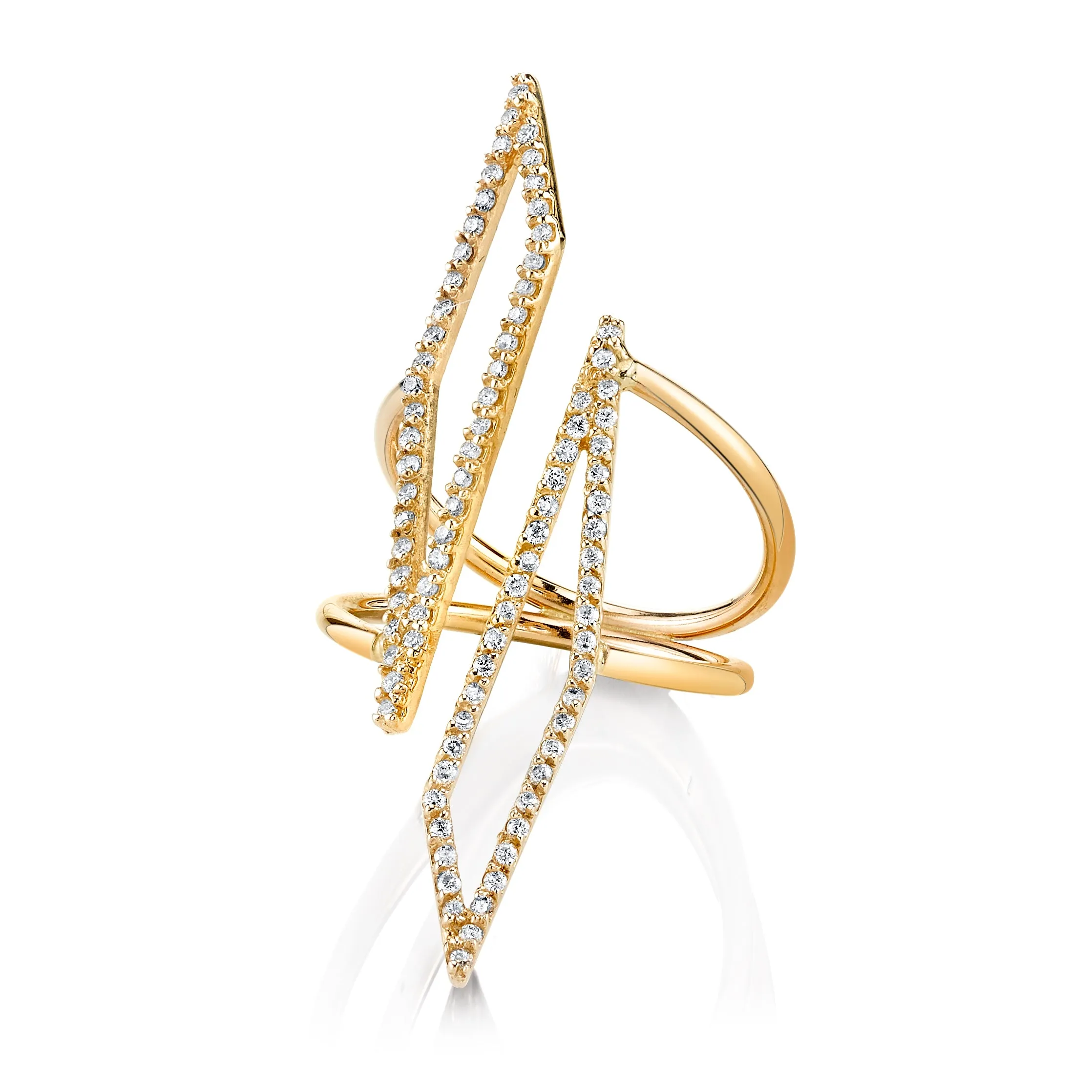 SHARDS v.01 DIAMOND MIRROR RING