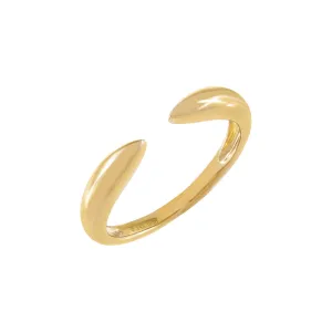 Solid Claw Ring 14K